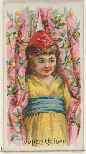 Japan Quince, from the Fruits series (N12) for Allen & Ginter Cigarettes Brands