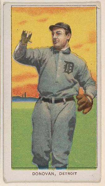 Donovan, Detroit, American League, from the White Border series (T206) for the American Tobacco Company — American Tobacco Company