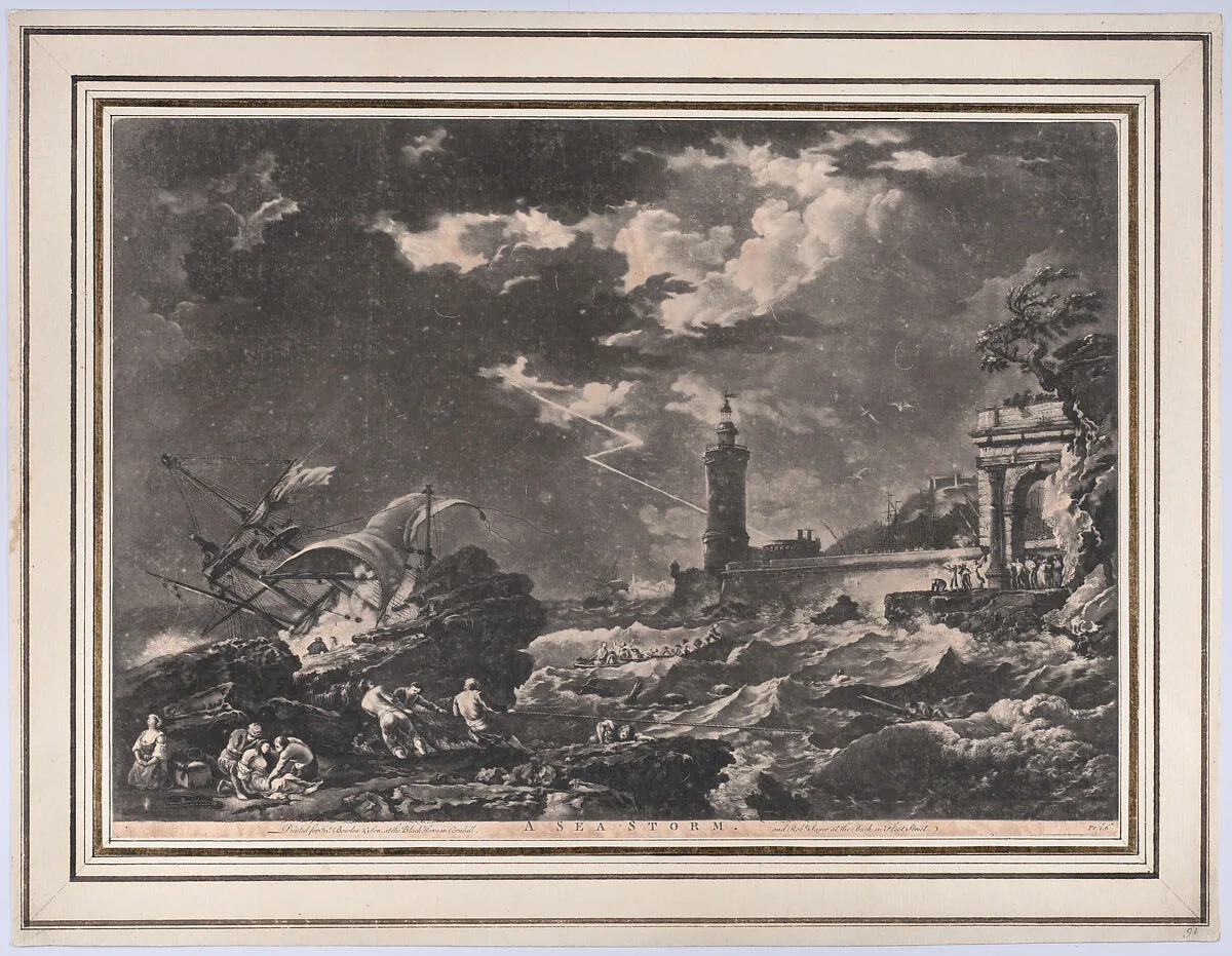 A Sea Storm — John Bowles & Son|Robert Sayer|Joseph Vernet
