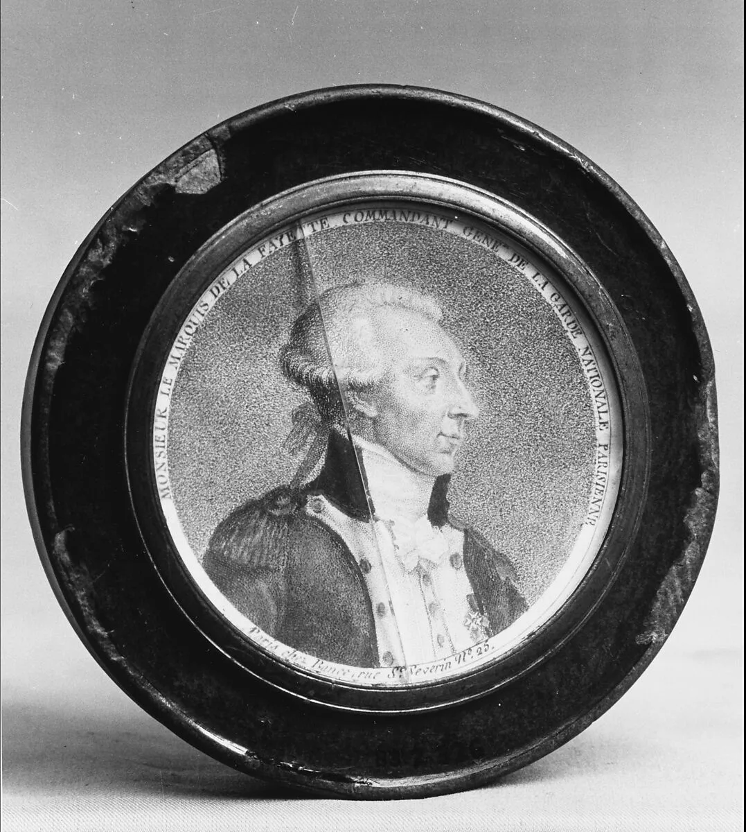 Portrait Miniature of the Marquis de Lafayette — Unknown