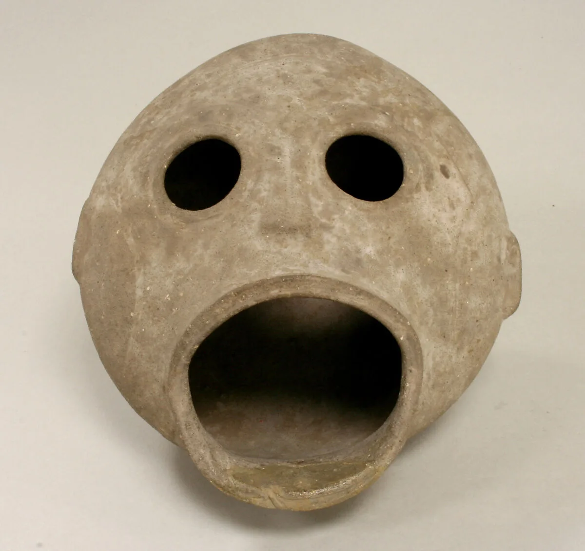 Ceramic Monkey Head Vessel — Unknown