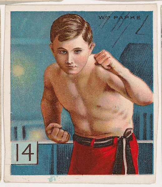 BIlly Papke, Boxing, from Mecca & Hassan Champion Athlete and Prize Fighter collection, 1910 — Mecca Cigarettes