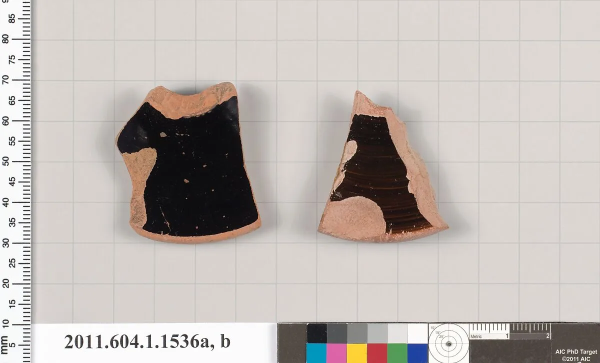 Terracotta fragments of kylikes (drinking cups) — Unknown