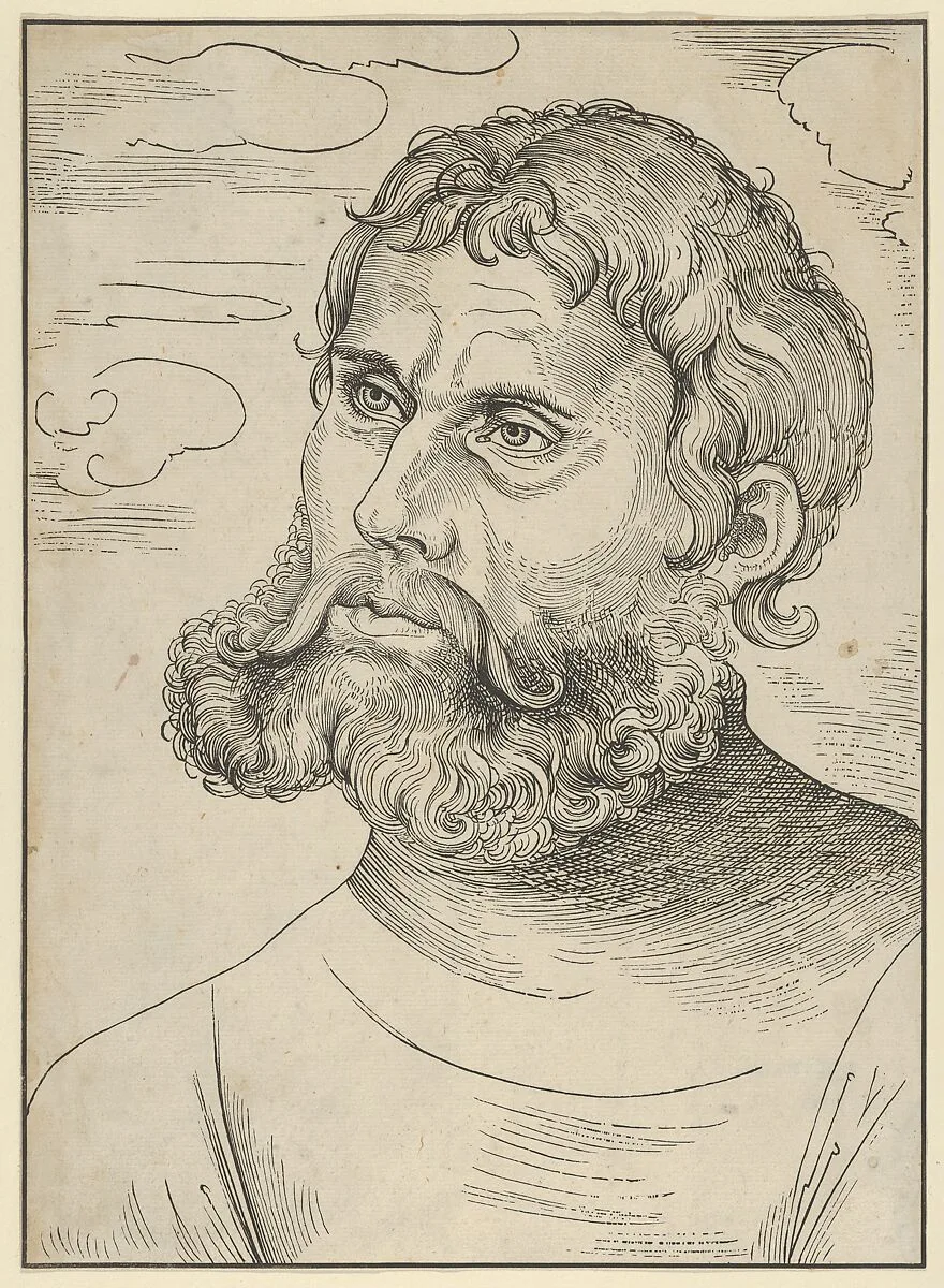 Luther as 'Junker Jorg' — Lucas Cranach the Elder