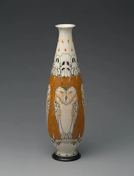 Vase with owls — Roelof Sterken|Plateelfabriek Purmerend