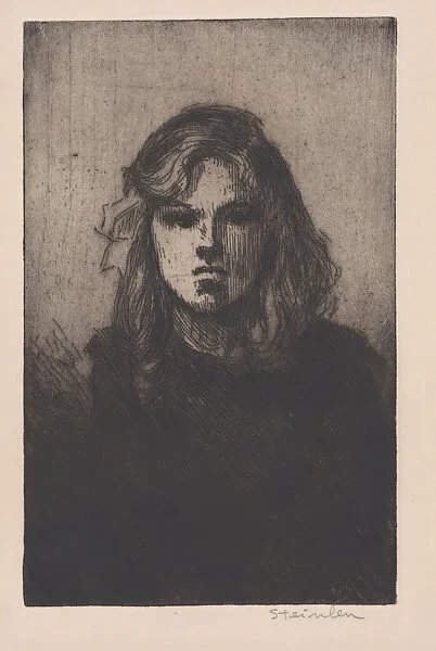 Colette de Face — Théophile-Alexandre Steinlen