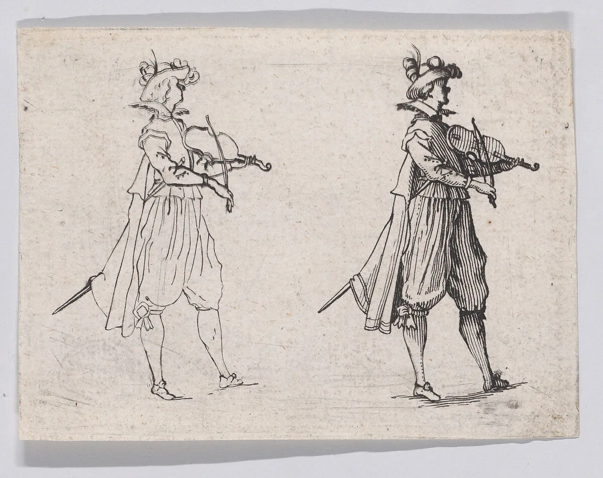 Copy of Le Joeuer de Violon (The Violin Player), from "Les Caprices" — Jacques Callot|Anonymous