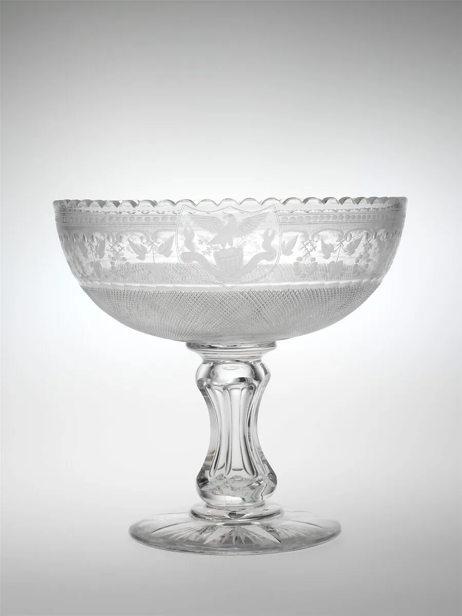 Compote — Long Island Flint Glass Works of Christian Dorflinger