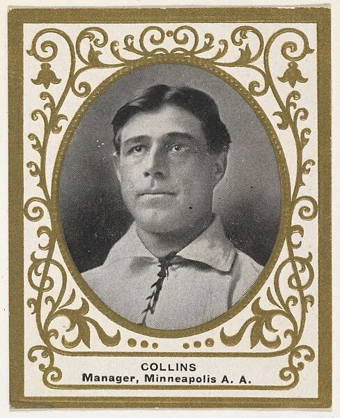 Collins, Manager, Minneapolis, American Association, from the Baseball Players (Ramlys) series (T204) issued by the Mentor Company to promote Ramly and T.T.T. Turkish Cigarettes — Carl Homer Studios, Boston|Mentor Company, Boston