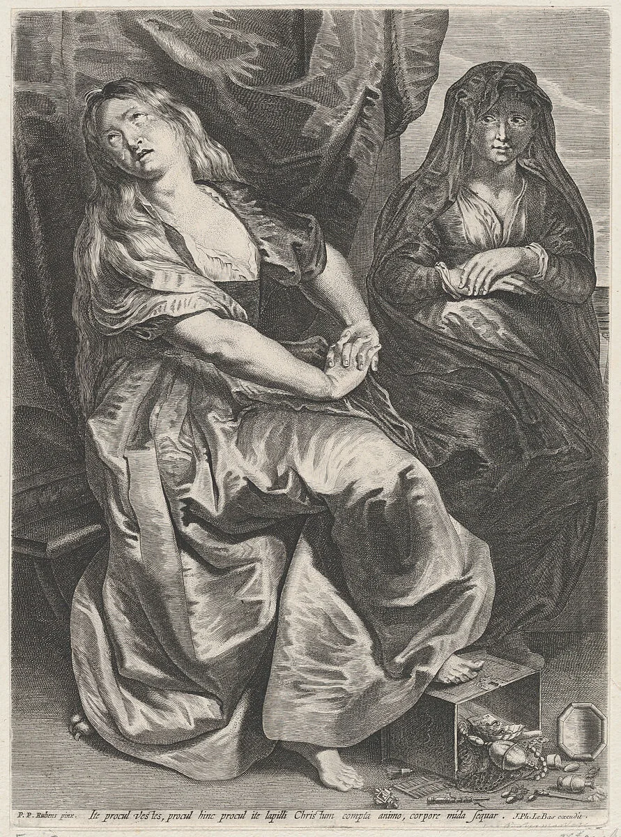 St. Mary Magdalen Trampling Her Valuables — Lucas Vorsterman I|Peter Paul Rubens|Jacques Philippe Le Bas