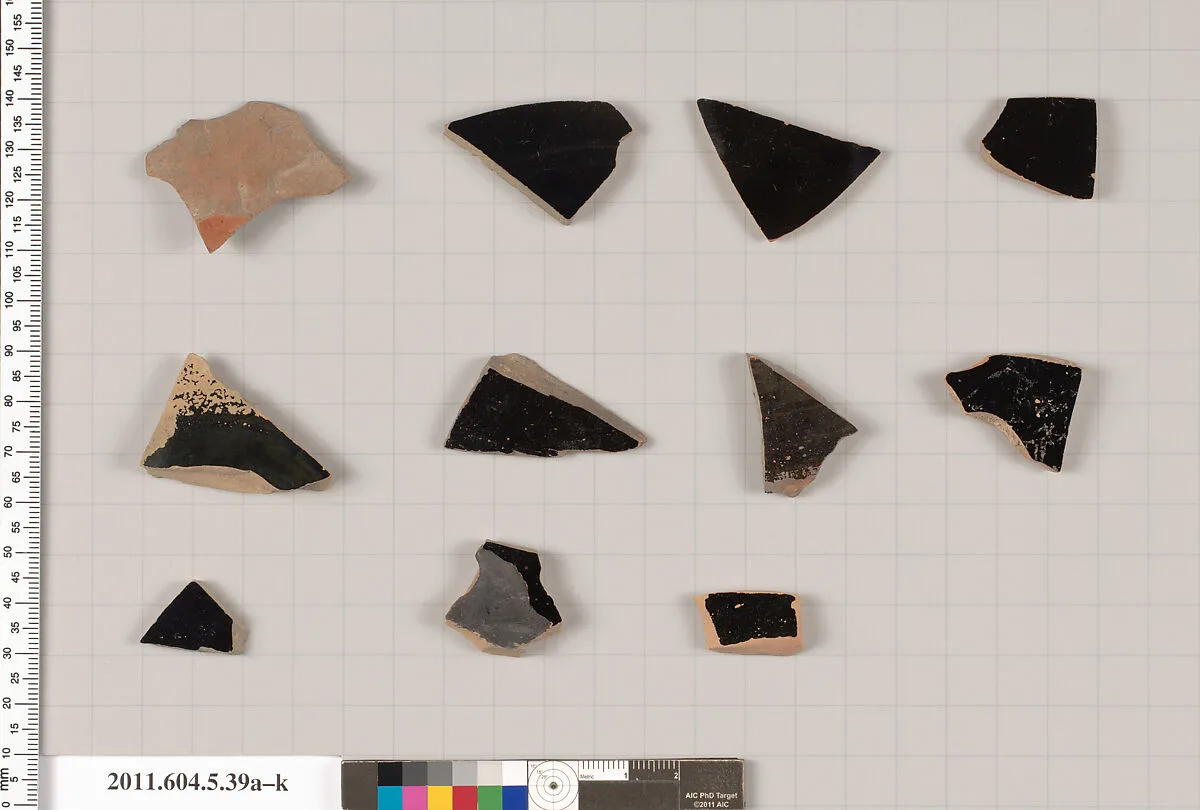 Terracotta fragments of kylikes (drinking cups) — Unknown