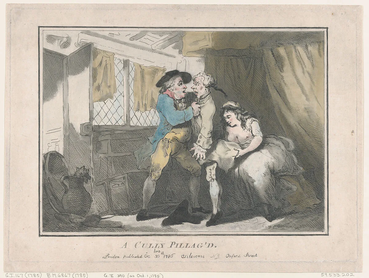 A Cully Pillag'd — Thomas Rowlandson