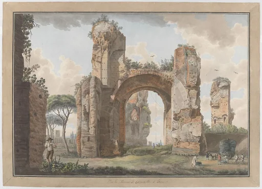 Interior of the Baths at Caracalla