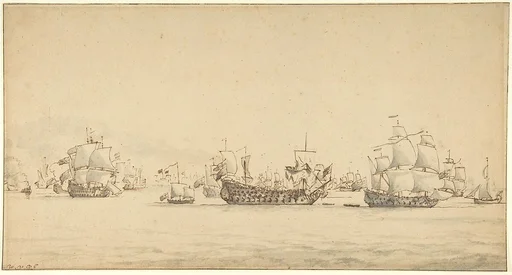 Warships at Sea