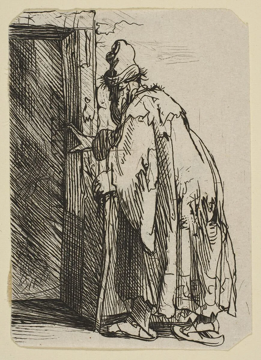 The Blindness of Tobit: A Sketch — Rembrandt (Rembrandt van Rijn)|William James Smith