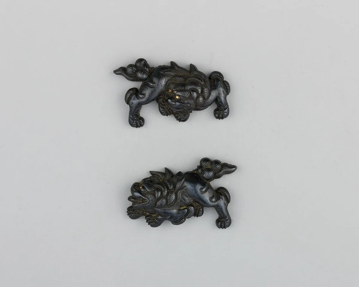 Pair of Sword-Grip Ornaments (Menuki) — Unknown
