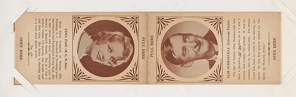 Anita Page and Slim Summerville from Star Folders Special Cards (W439) — Unknown