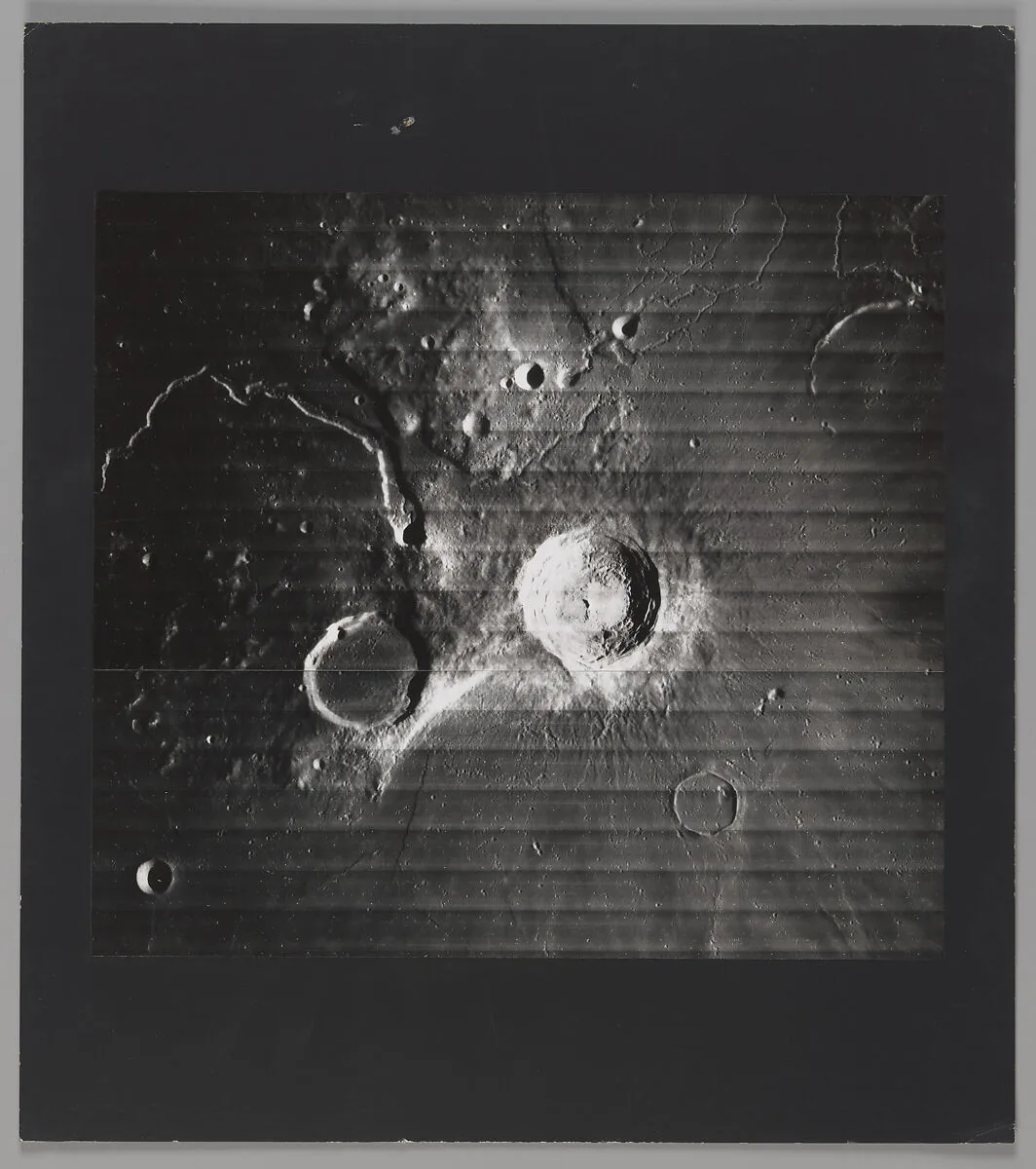Crater Aristarchus, Schroter's Valley, and Vicinity — National Aeronautics and Space Administration (NASA)|Eastman Kodak Co.