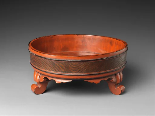 根来足付盥|Ritual Wash Basin (Ashitsuki-darai)