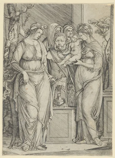 The sacrifice to Priapus (the larger version)