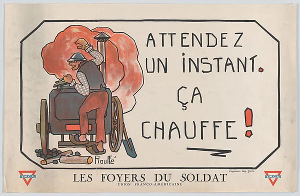 Attendez un instant ça chauffe! — Union Franco-Américaine|Coquemer Imprimerie, Paris|Rouffé