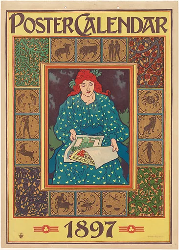 Poster Calendar, 1897