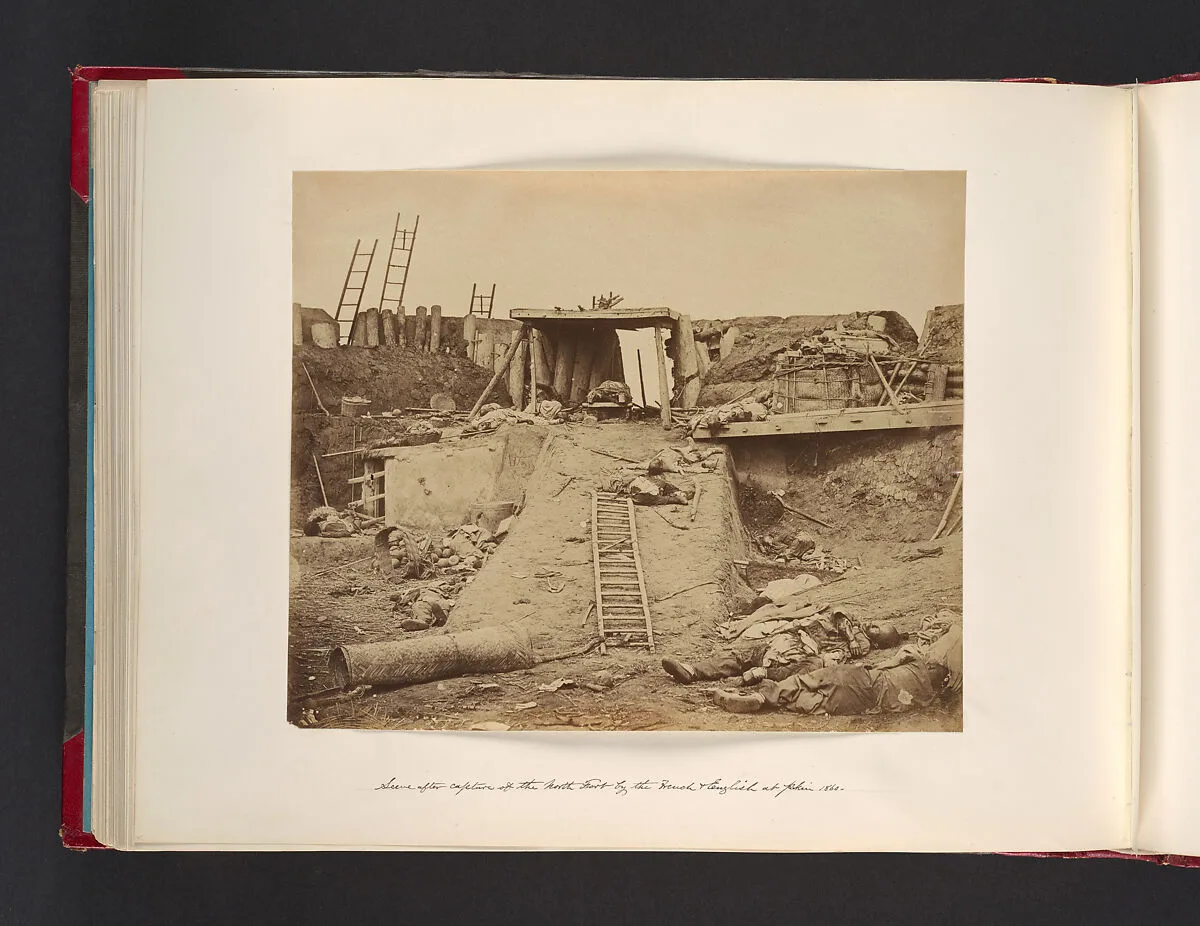 Scene After Capture at the North Fort by the French and English at Pekin, 1860 — John Thomson