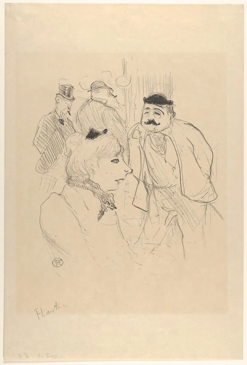 La Tige, Moulin Rouge — Henri de Toulouse-Lautrec|Edouard Kleinmann