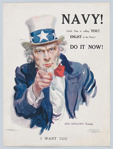 Navy! Uncle Sam is calling YOU! — Leslie-Judge Co.|James Montgomery Flagg
