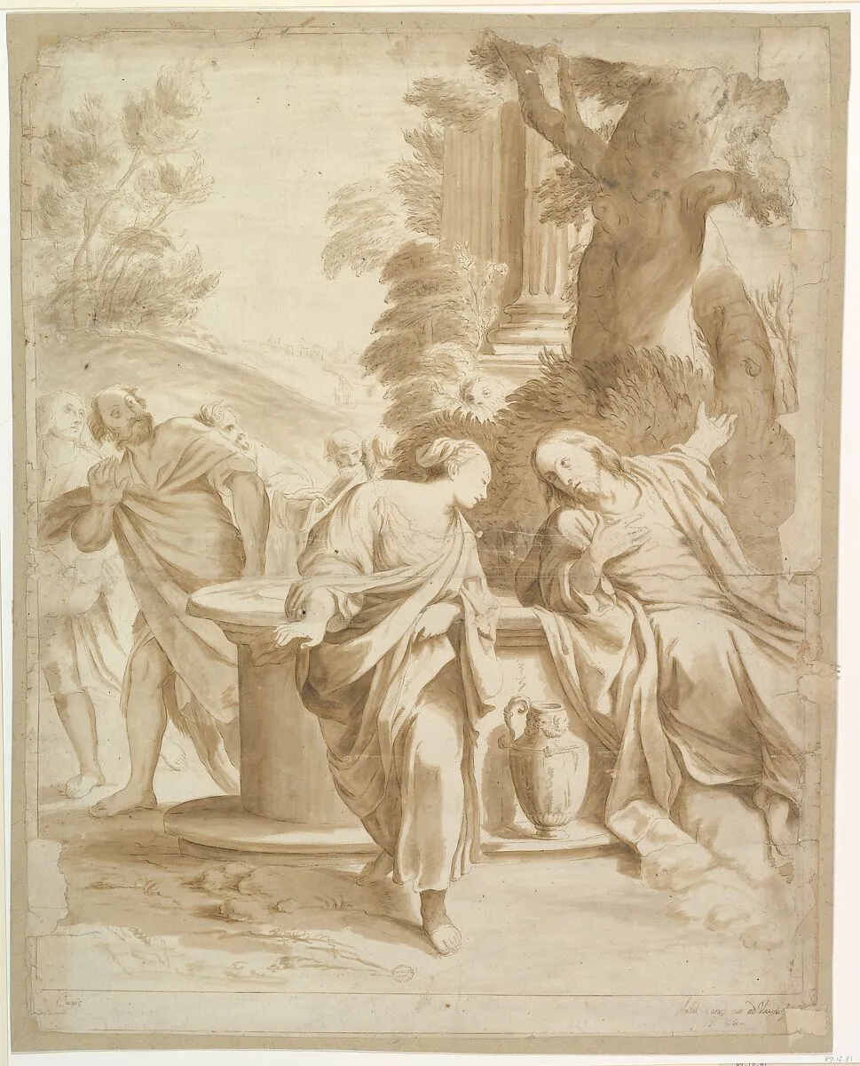 Christ and the Woman of Samaria — Annibale Carracci