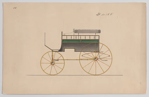 Design for Omnibus or Wagonette, no. 4155