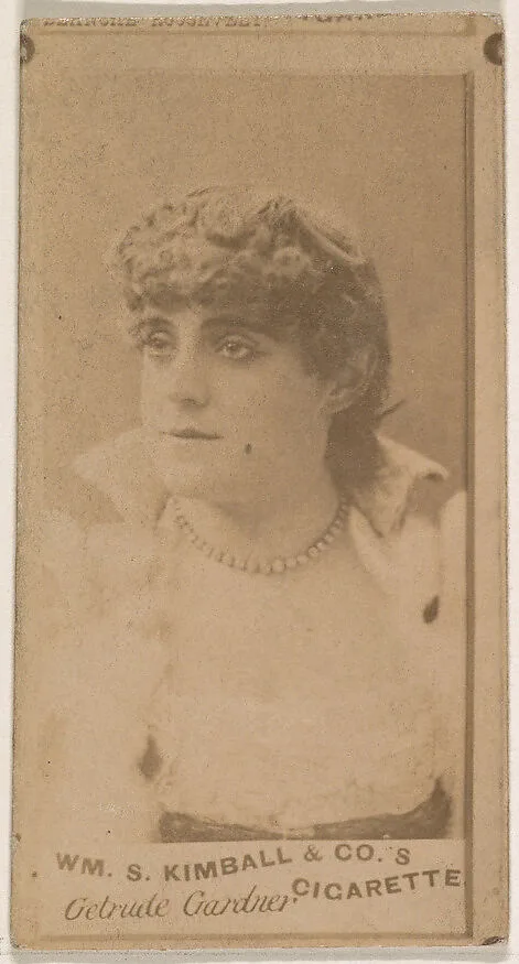 Gertrude Gardner, from the Actresses series (N203) issued by Wm. S. Kimball & Co. — William S. Kimball & Company