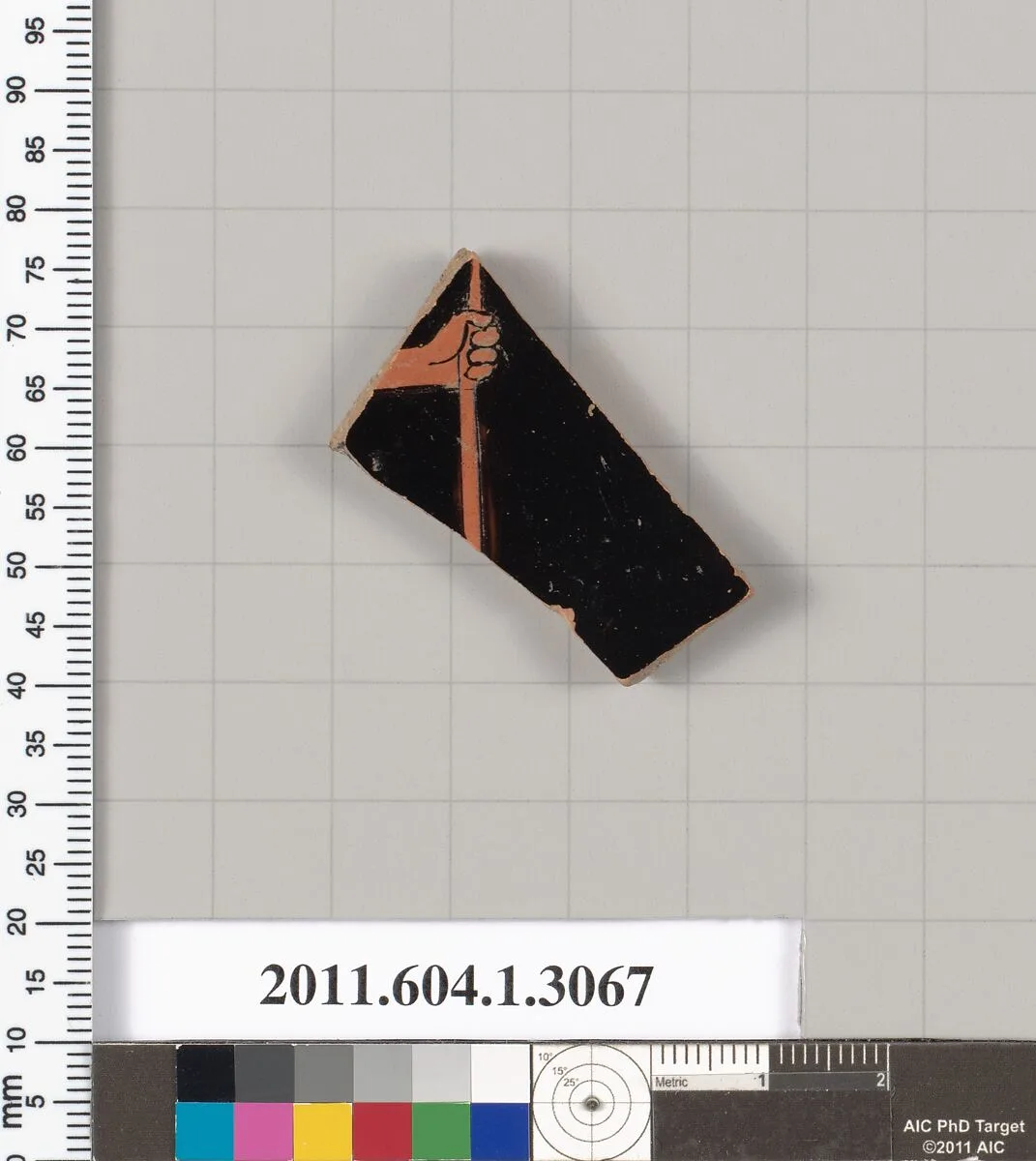 Terracotta fragment of a kylix (drinking cup) — Unknown