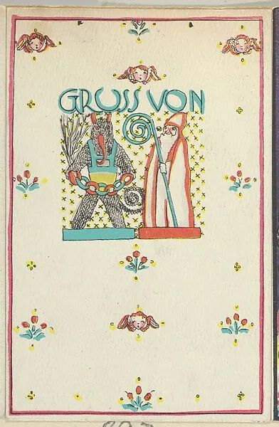 Greetings from... (Gruss von...) — Arnold Nechansky|Wiener Werkstätte