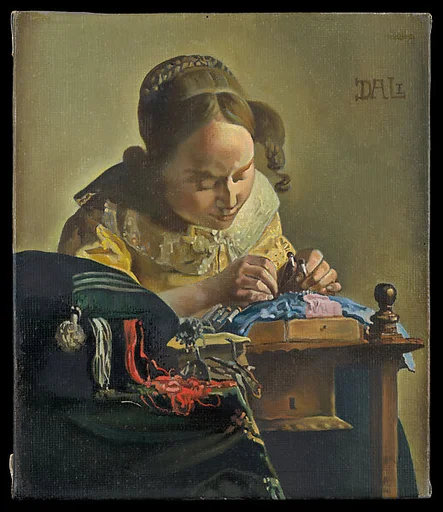 The Lacemaker (after Vermeer)