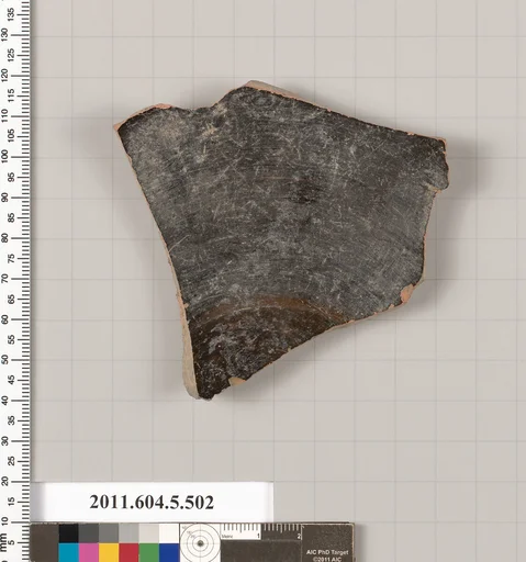 Terracotta fragment of a kylix (drinking cup)