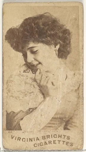 Card 667, Daisy Murdoch, from the Actors and Actresses series (N45, Type 1) for Virginia Brights Cigarettes