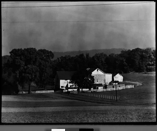 [Farm Buildings, Estate of Suzette Morton Hamill, Lake Forest, Illinois?]
