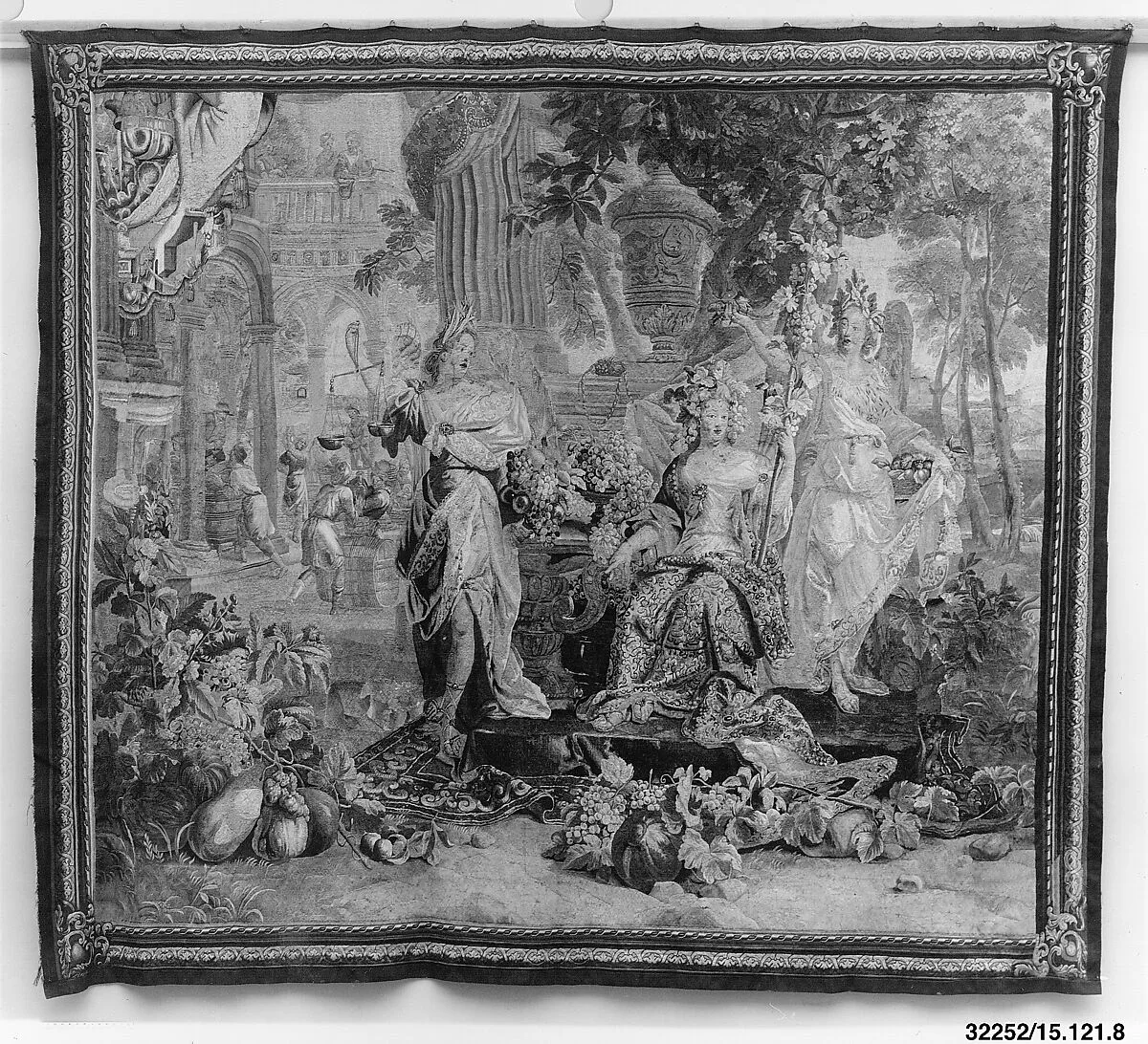 Autumn from a set of the Four Seasons — Lodewijk van Schoor|Jan Frans van den Hecke|Pieter van den Hecke