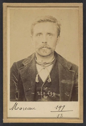 Moreau. Louis. 40 ans, né le 22/10/53 à Villiers (Nièvre). Tailleur de pierre. Anarchiste. 2/7/94.