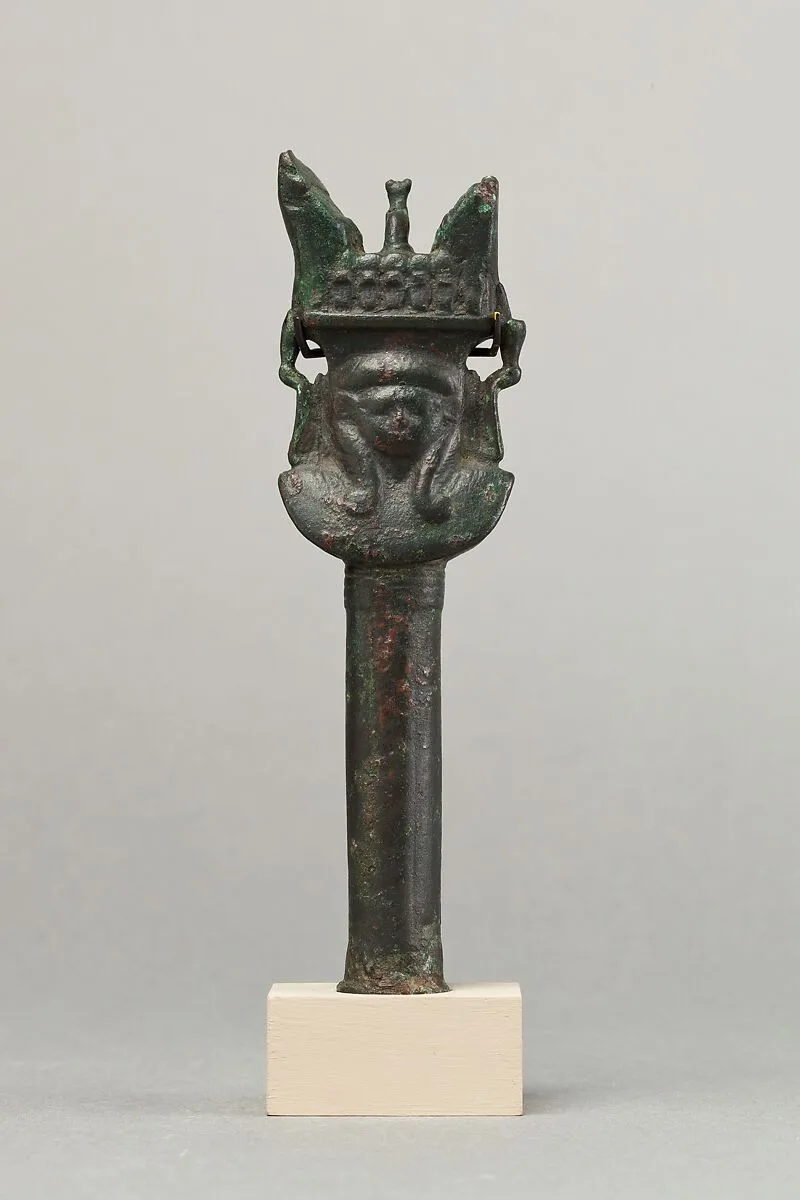 Handle of sistrum — Unknown