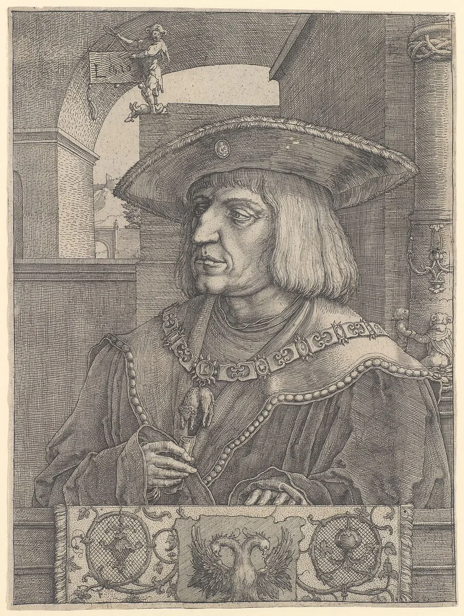 Maximilian I — Lucas van Leyden