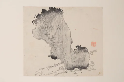 明 胡正言 《十竹齋書畫譜》 四開 木版畫|Page from the Ten Bamboo Studio Manual of Painting and Calligraphy