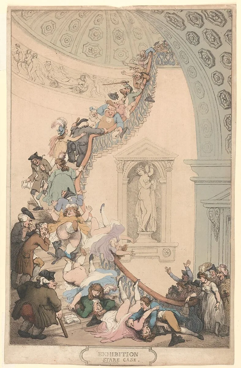 Exhibition "Stare" Case — Thomas Rowlandson