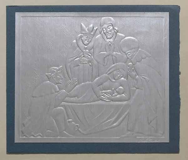 Christmas Card with Nativity scene — Arnold H. Ronnebeck|American Artists Group