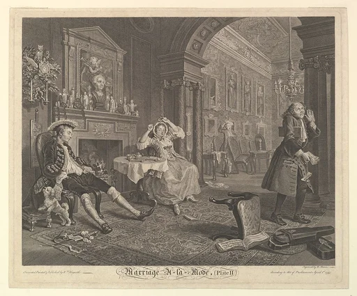 Marriage A-la-Mode, Plate II