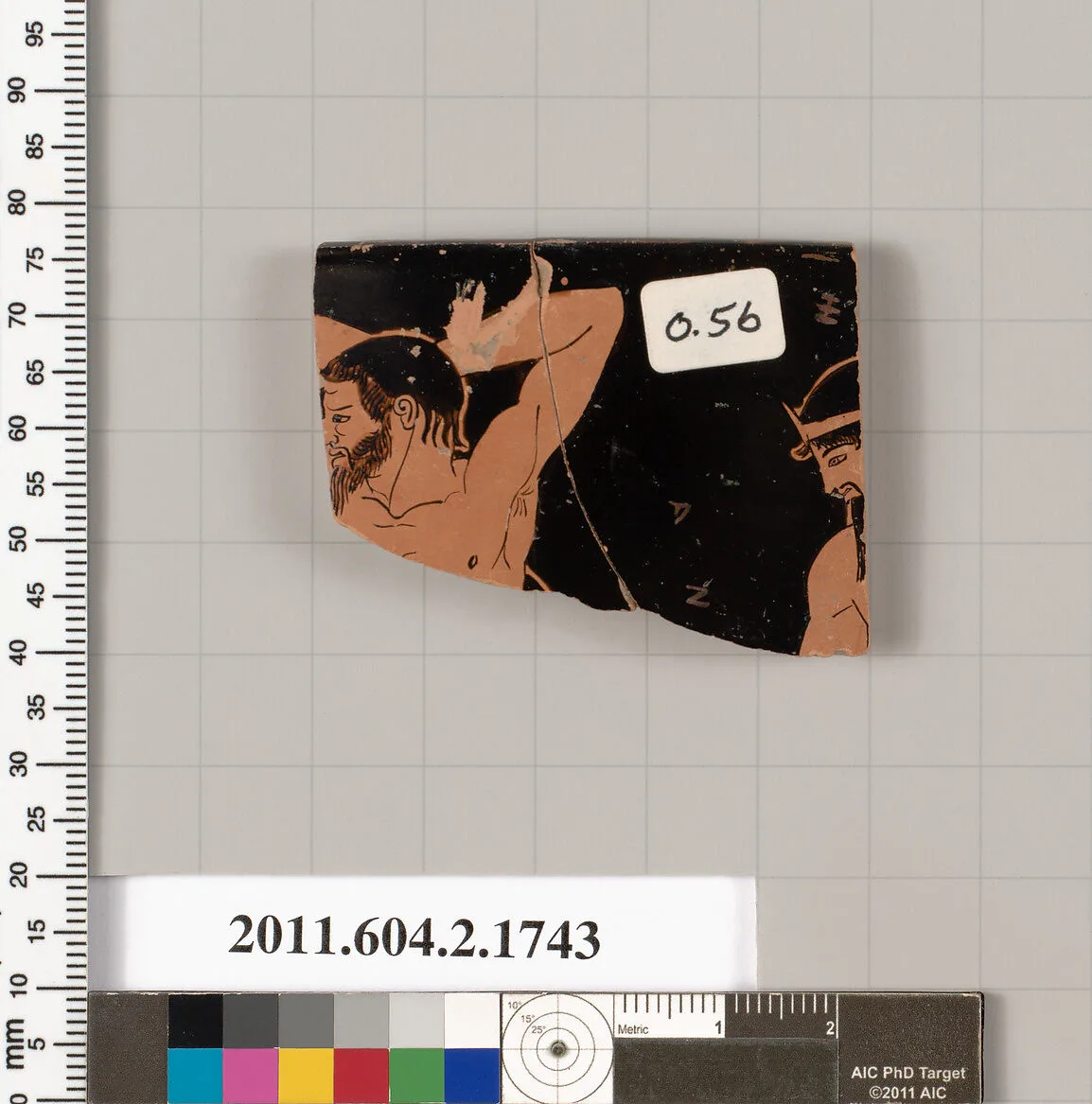 Terracotta rim fragment of a skyphos (deep drinking cup) — Unknown