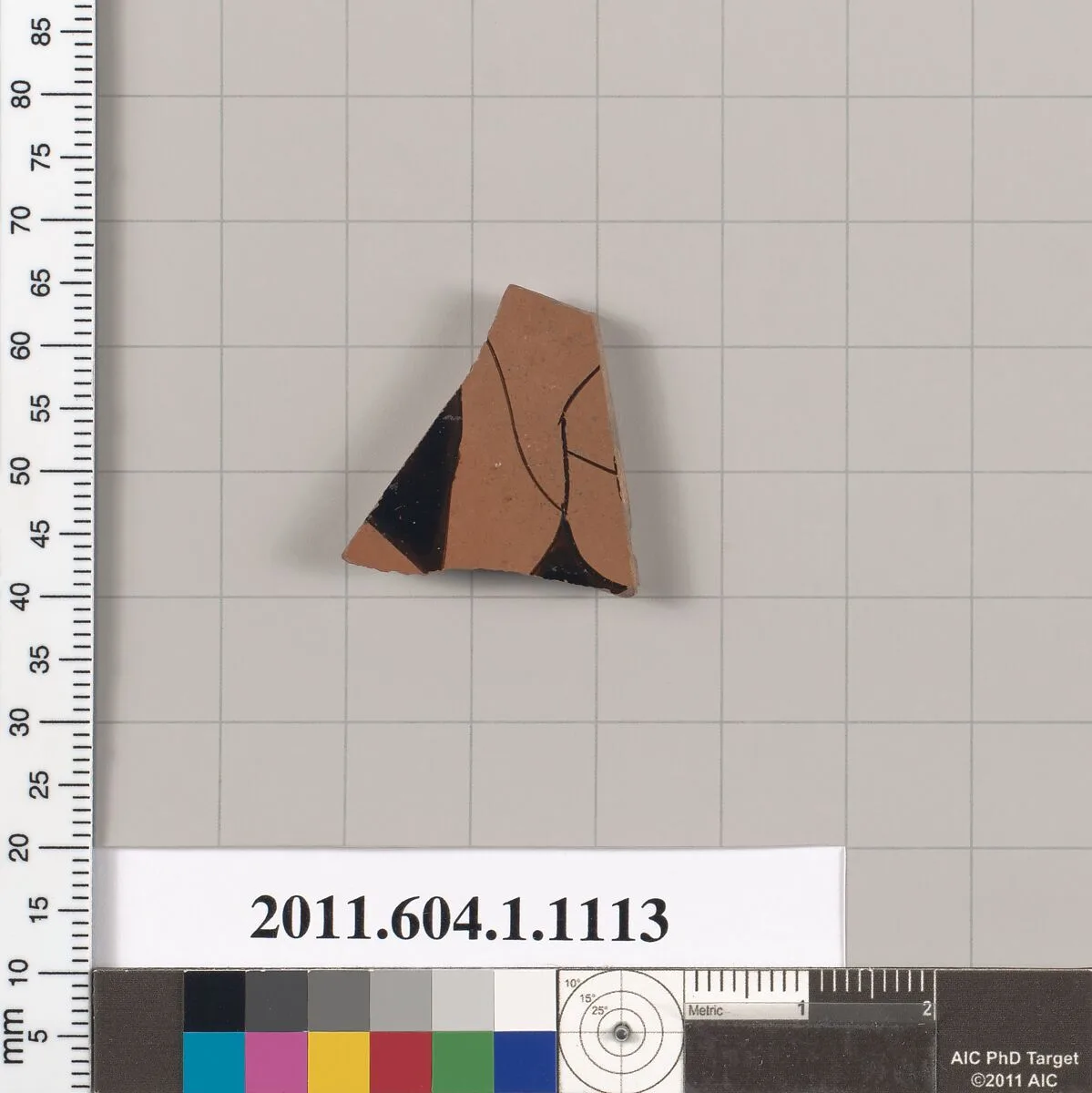 Terracotta fragment of a kylix (drinking cup) — Unknown