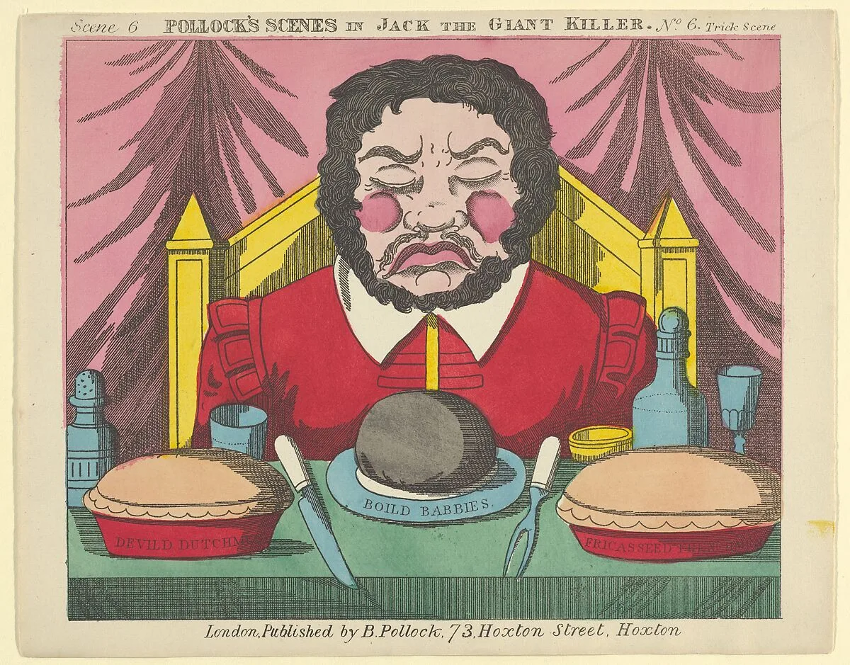 Scene 6, from Jack and the Giant Killer, Scenes for a Toy Theater — Benjamin Pollock