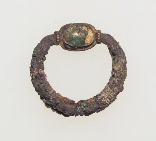 Ring with scarab